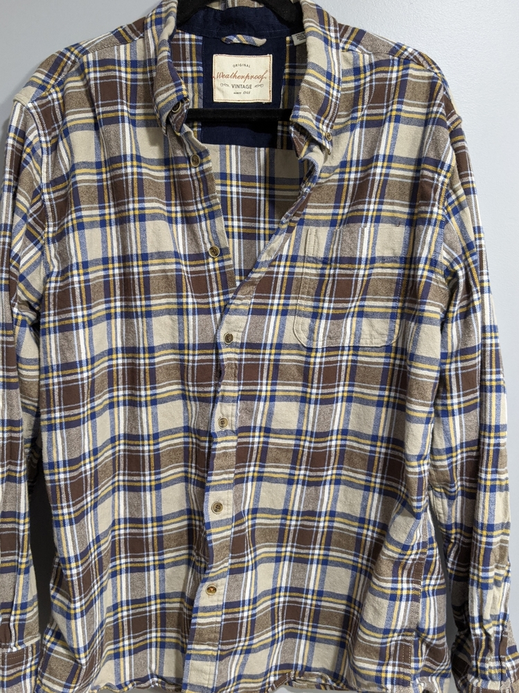 Weatherproof brown flannel